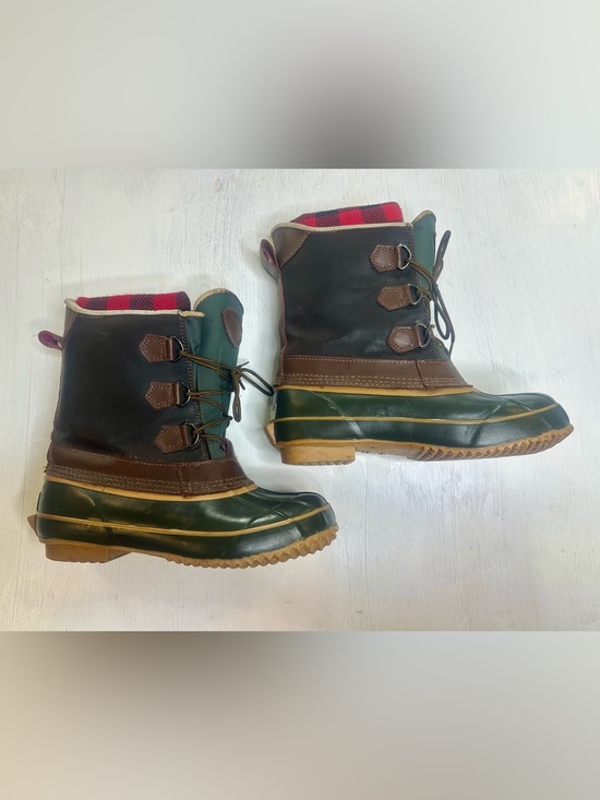 Greatland Duck Boots Mens 9 Thermolite Insulated Green Brown Waterproof Winter main image 11